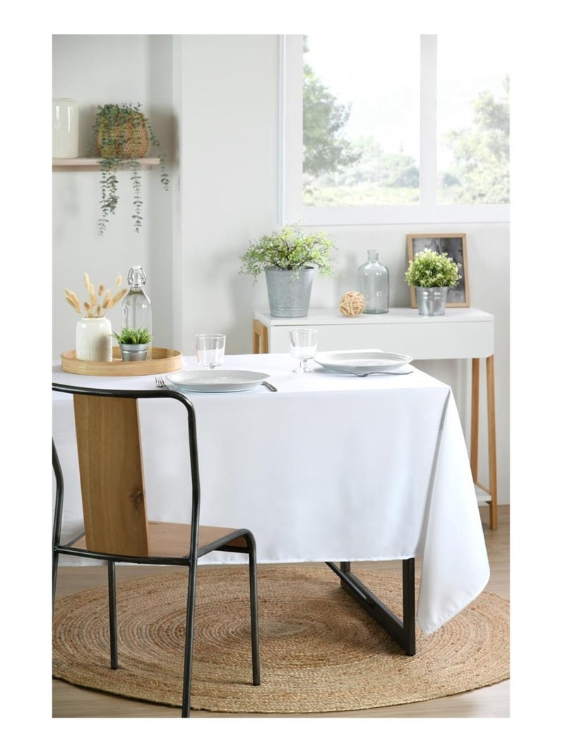 Nappe en polyester finition ourlet Nels Bleu céladon - Kiabi