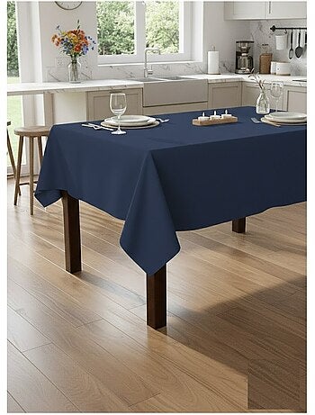 Nappe en polyester finition ourlet Nels