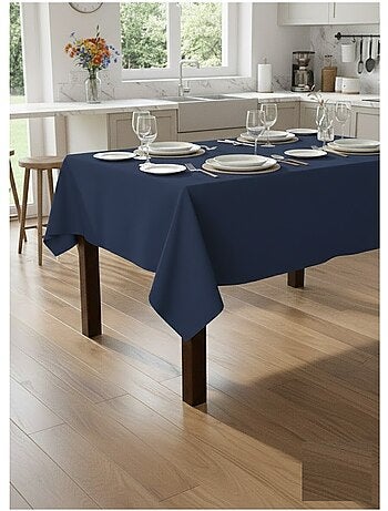 Nappe en polyester finition ourlet Nels
