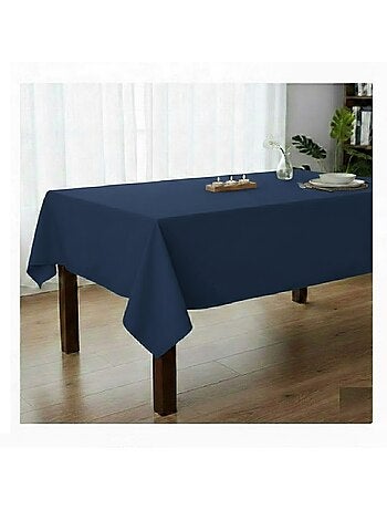 Nappe en polyester finition ourlet Nels