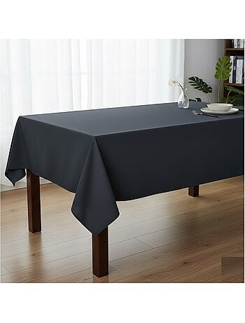 Nappe en polyester finition ourlet Nels