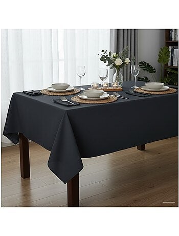 Nappe en polyester finition ourlet Nels