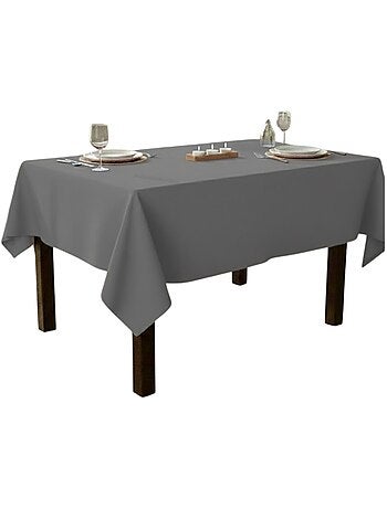 Nappe en polyester finition ourlet Nels