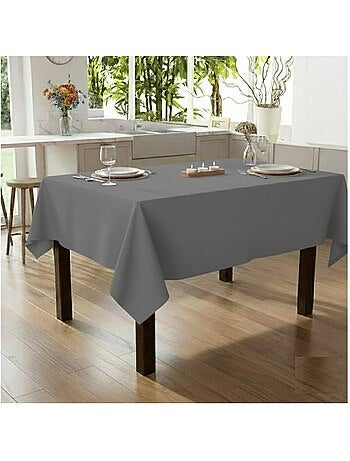 Nappe en polyester finition ourlet Nels