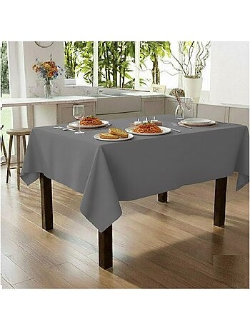 Nappe en polyester finition ourlet Nels
