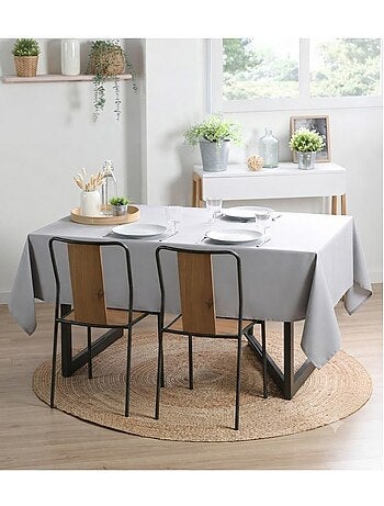Nappe en polyester finition ourlet Nels
