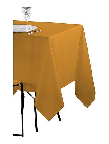 Nappe en polyester finition ourlet Nels