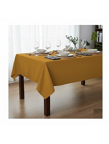 Nappe en polyester finition ourlet Nels