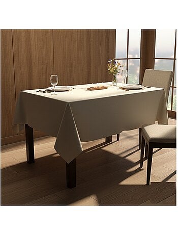 Nappe en polyester finition ourlet Nels