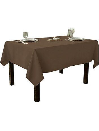 Nappe en polyester finition ourlet Nels