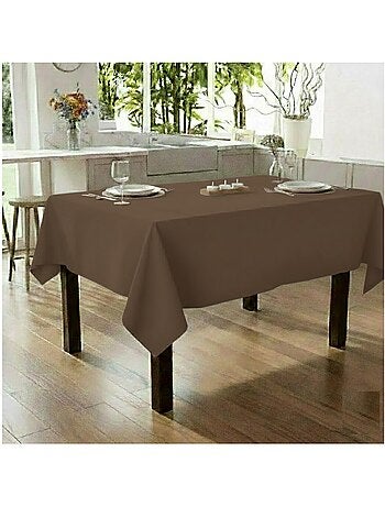 Nappe en polyester finition ourlet Nels