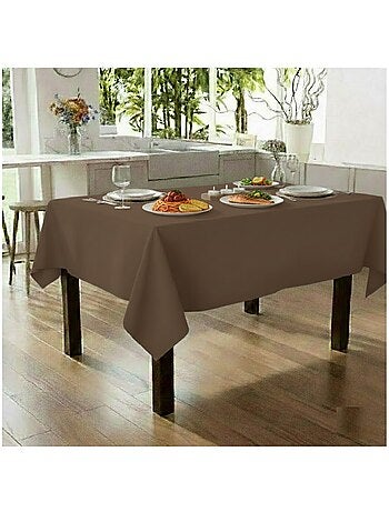 Nappe en polyester finition ourlet Nels
