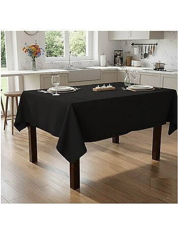 Nappe en polyester finition ourlet Nels