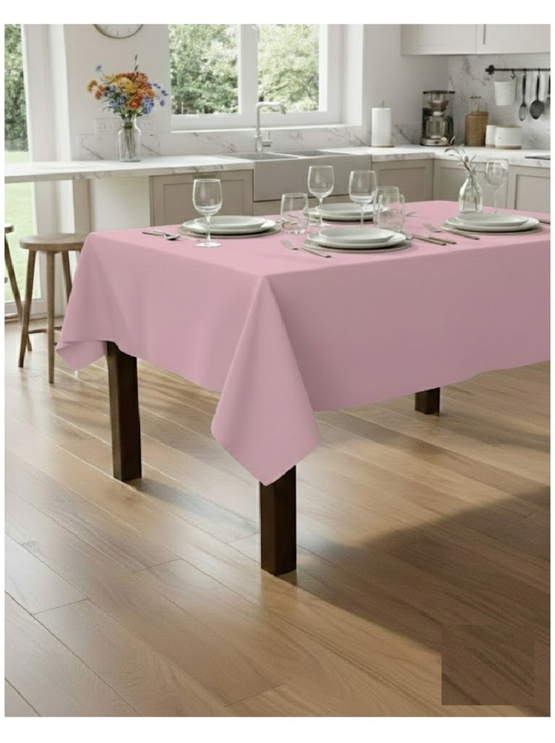 Nappe en polyester finition ourlet Nels Rose - Kiabi