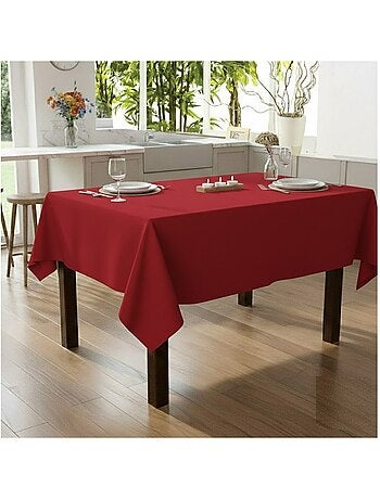 Nappe en polyester finition ourlet Nels