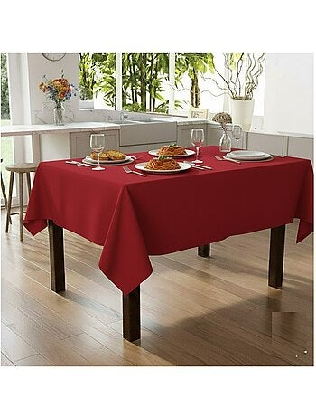 Nappe en polyester finition ourlet Nels