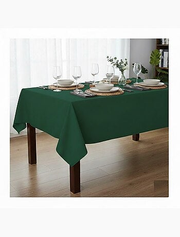 Nappe en polyester finition ourlet Nels