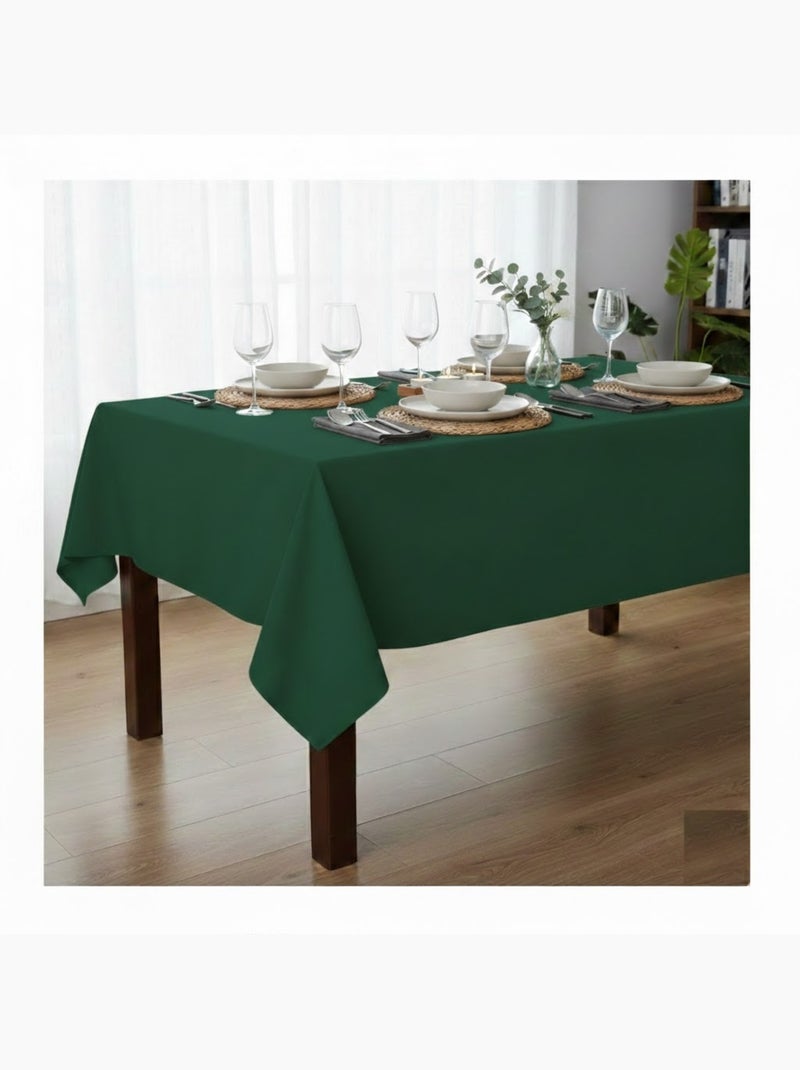 Nappe en polyester finition ourlet Nels Vert émeraude - Kiabi