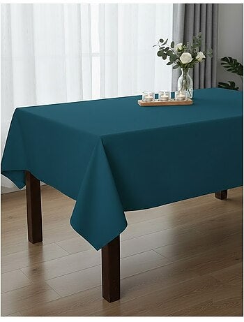 Nappe en polyester finition ourlet Nels