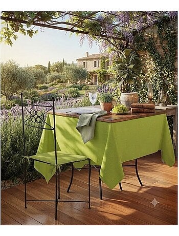 Nappe en polyester finition ourlet Nels