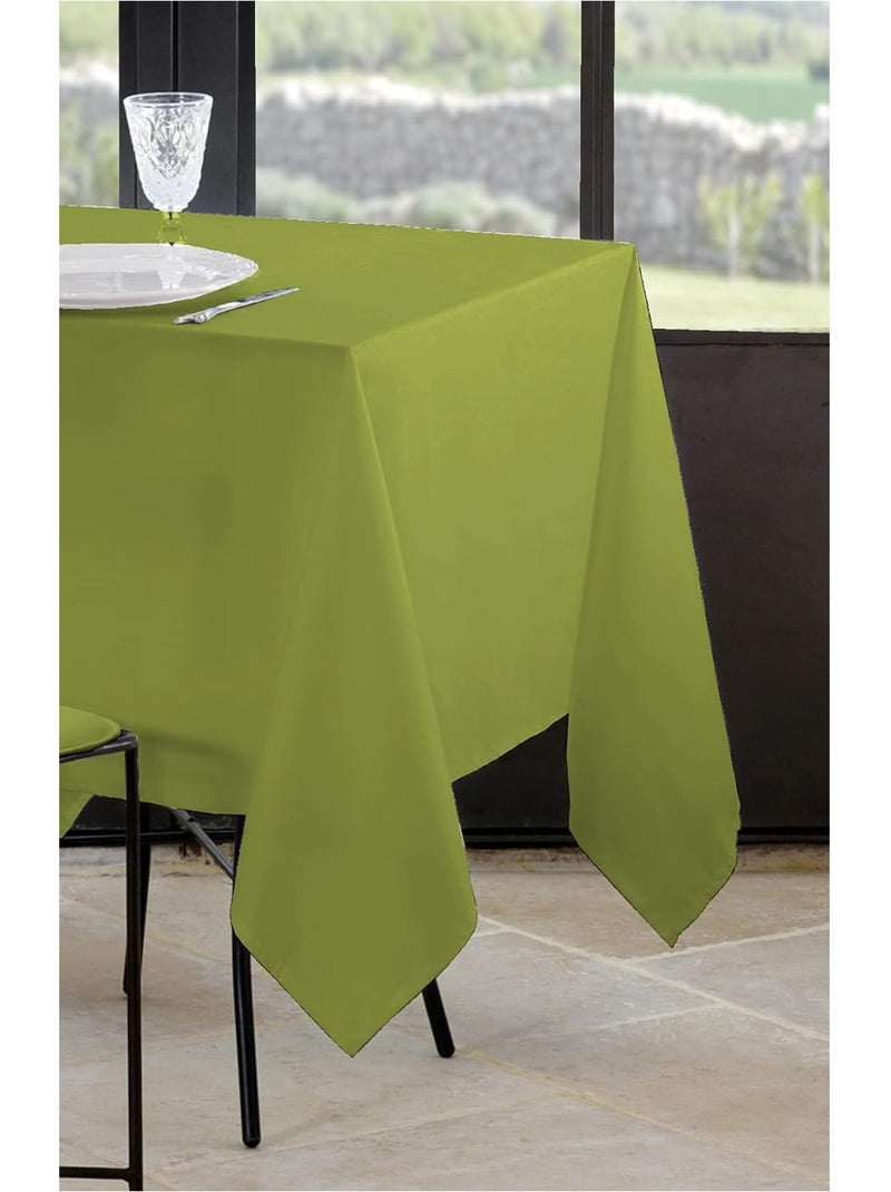 Nappe en polyester finition ourlet Nels Vert - Kiabi