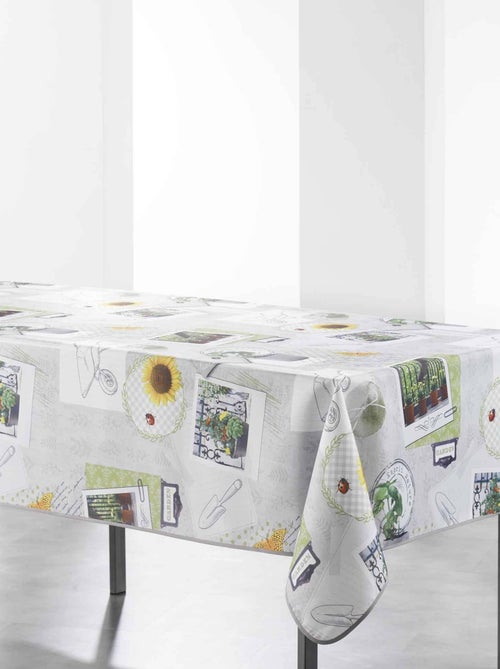 Nappe en polyester imprimé Petit Potager - Kiabi