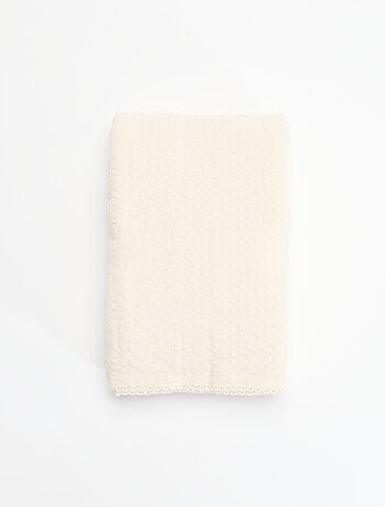 Nappe en tissu gaufré en seersucker