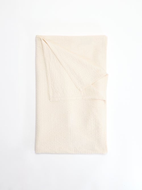 Nappe en tissu gaufré en seersucker - Kiabi