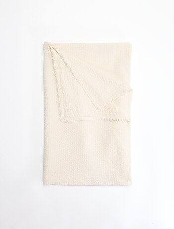 Nappe en tissu gaufré en seersucker