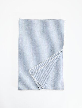 Nappe en tissu gaufré en seersucker