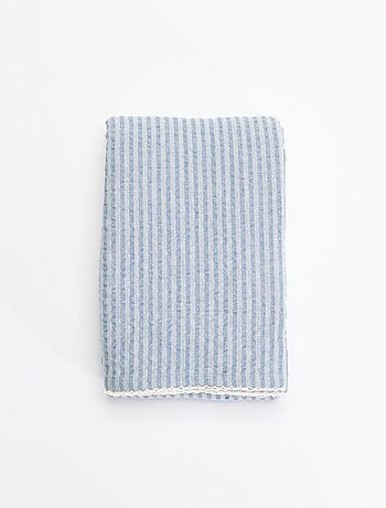 Nappe en tissu gaufré en seersucker