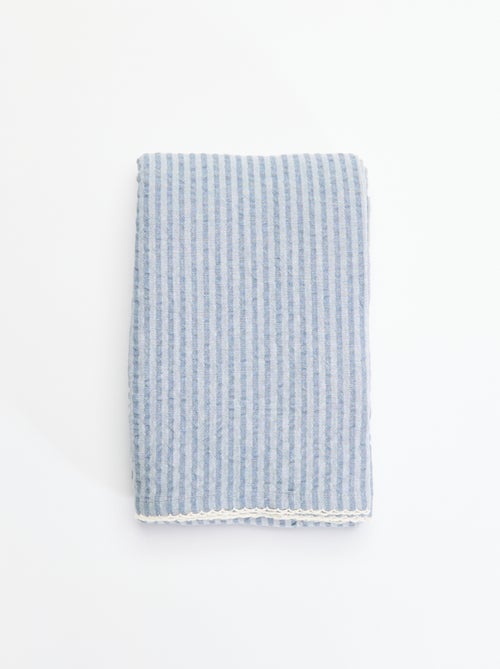 Nappe en tissu gaufré en seersucker - Kiabi