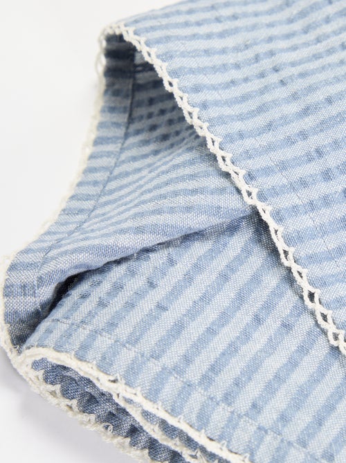 Nappe en tissu gaufré en seersucker - Kiabi