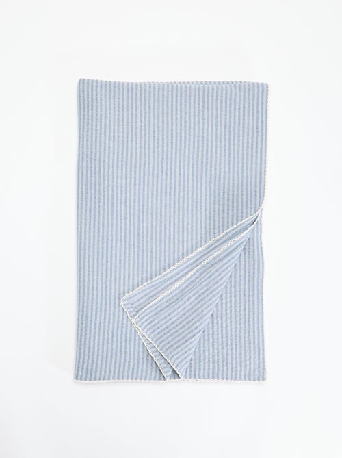 Nappe en tissu gaufré en seersucker - Kiabi Nappe en tissu gaufré en seersucker - Kiabi