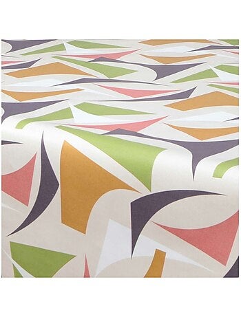 Nappe en toile cirée rectangulaire Figu - 140 x 200 cm - Vert