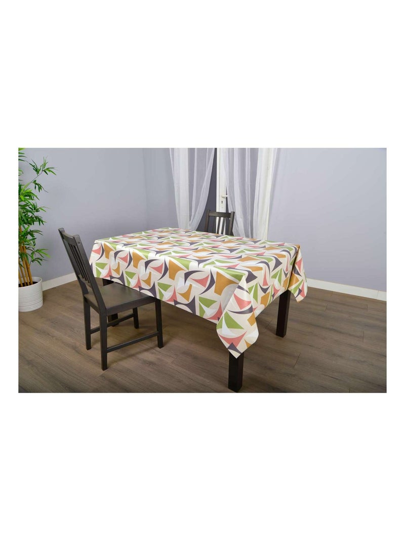 Nappe en toile cirée rectangulaire Figu - 140 x 200 cm - Vert Vert - Kiabi