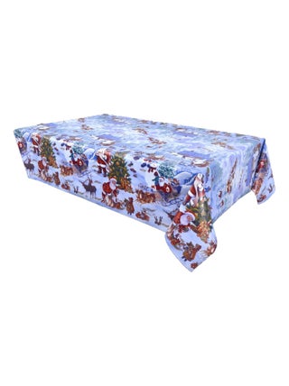 Nappe en toile cirée rectangulaire NEIGE