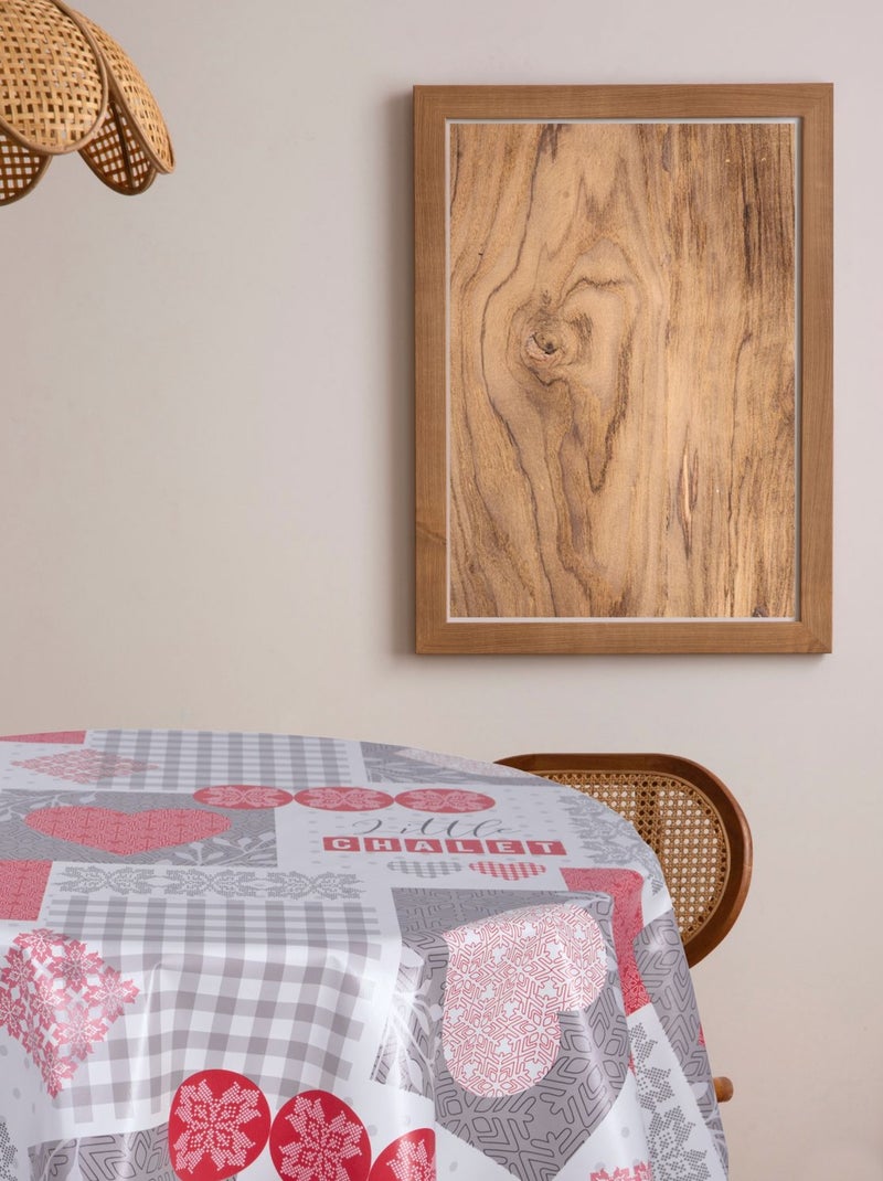 Nappe en toile cirée ronde HYTTE Rouge - Kiabi