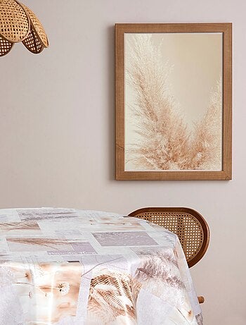 Nappe en toile cirée ronde PAMPA - Diam. 150 cm