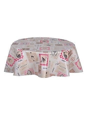 Nappe en toile cirée ronde UNDO - Diam. 150 cm