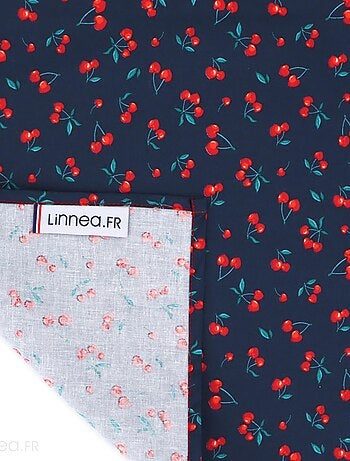 Nappe enduite CERISES Rectangulaire