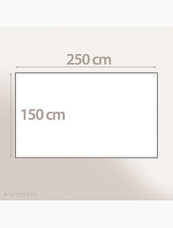 Nappe enduite CERISES Rectangulaire