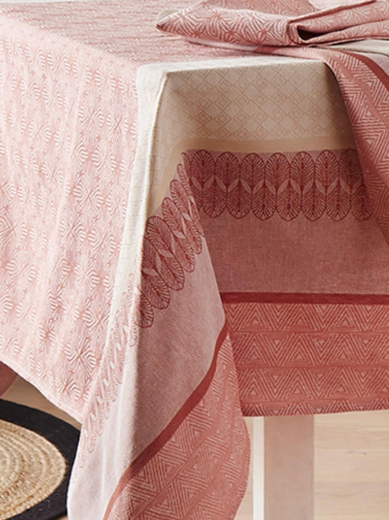 Nappe enduite Charleston Orange corail - Kiabi