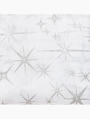 Nappe festive - - Effet canevas étoilé