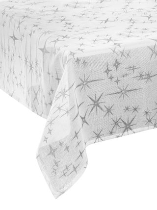 Nappe festive  -  - Effet canevas étoilé