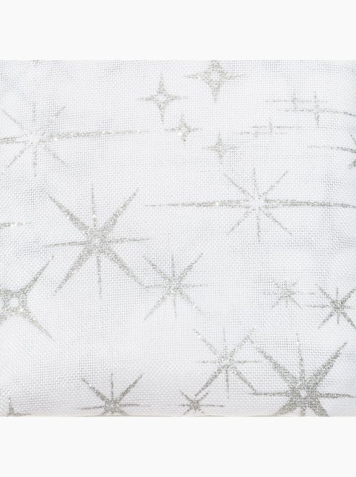 Nappe festive  -  - Effet canevas étoilé - Kiabi