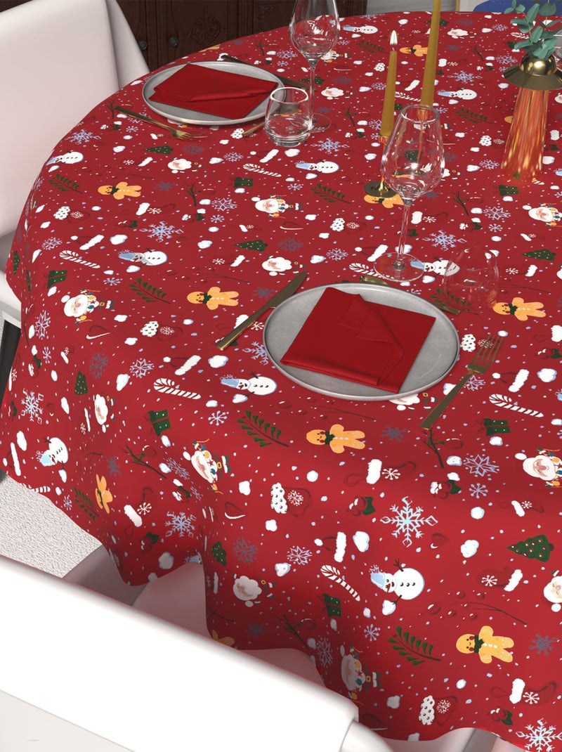 Nappe festive imprimée anti-tâches CANDY, par Soleil d'Ocre Rouge - Kiabi