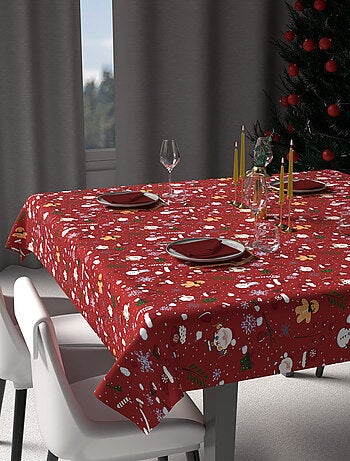 Nappe festive imprimée anti-tâches CANDY, par Soleil d'Ocre