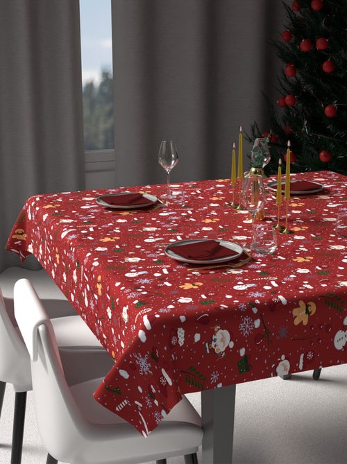 Nappe festive imprimée anti-tâches CANDY, par Soleil d'Ocre - Kiabi Nappe festive imprimée anti-tâches CANDY, par Soleil d'Ocre - Kiabi