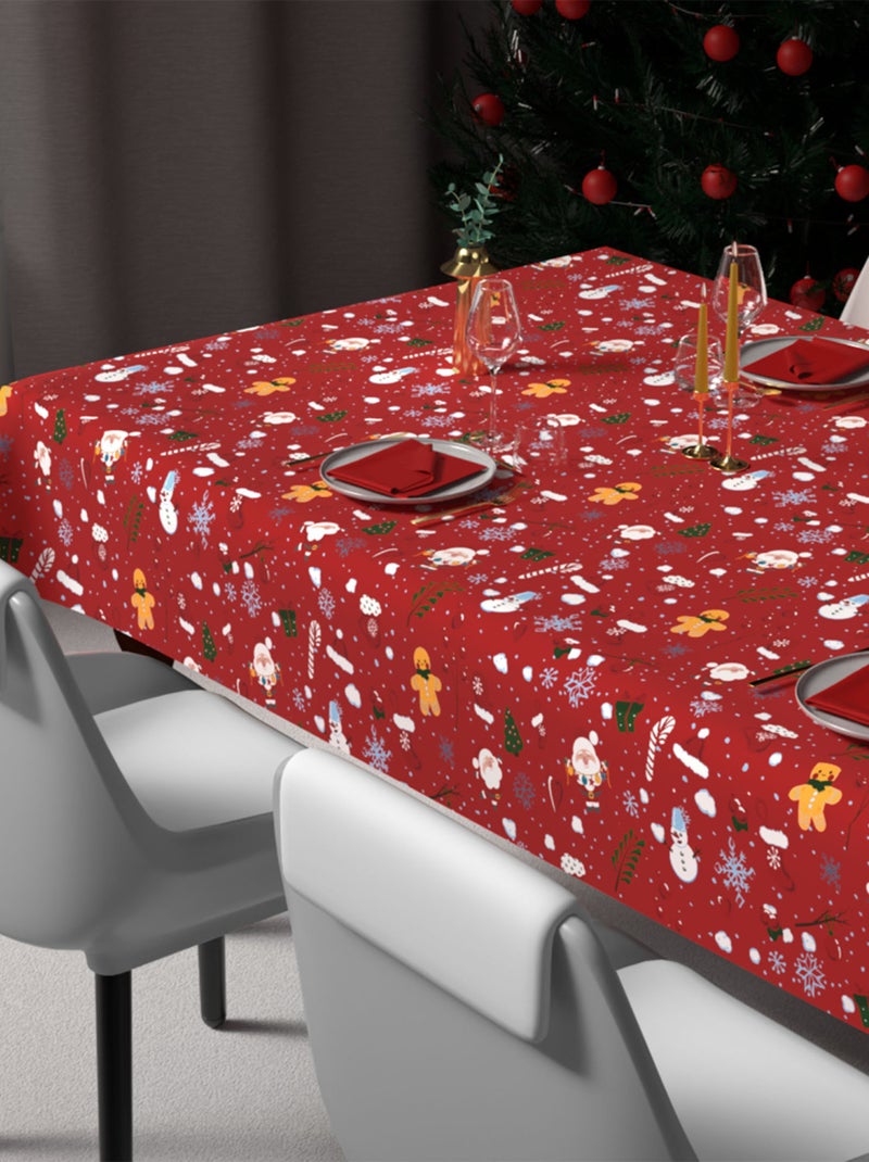 Nappe festive imprimée anti-tâches CANDY, par Soleil d'Ocre Rouge - Kiabi